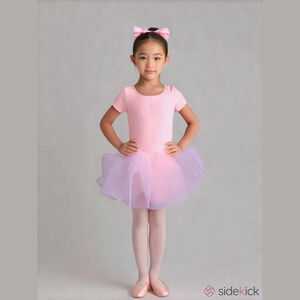 Arshiner Girls Ballet Leotard Dress Size 14 Pink